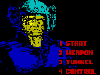 NARC title screen for ZX Spectrum